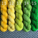 Solo Colors (Half Size) for Perfect Rainbow -- dyed to order -- choose your base