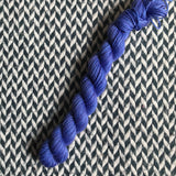 Delphinium -- mini-skein -- Times Square sock yarn-- ready to ship