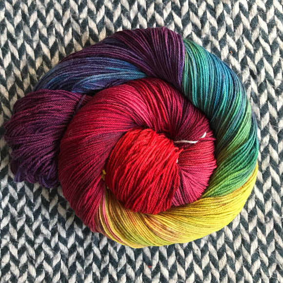 DUSK RAINBOW -- Times Square sock yarn -- ready to ship