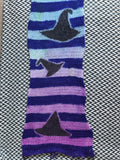 BEWITCHED -- hand-painted sock blank -- dyed to order