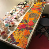 FALL IS FOR FIBER -- hand-painted sock blank -- dyed to order yarn
